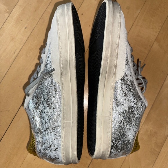 Like New P448 John glitter low top sneaker, 38/8 CB2323 - Picture 3 of 7